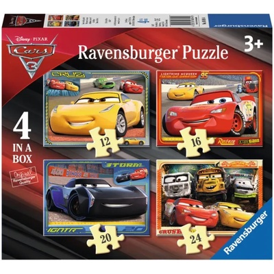 Ravensburger - Puzzle 4v1 Cars: Lets Race - 1 - 39 piese