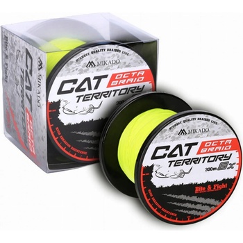 Mikado Šnúra Cat Territory Octa Braid 300m 0,50mm 53,3kg Yellow