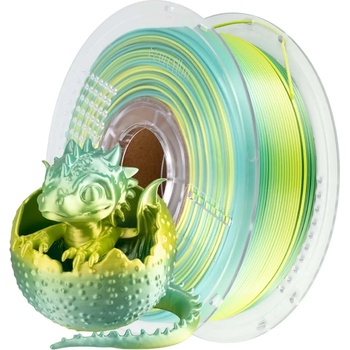 AzureFilm PLA Silk Rainbow Lemon Mist - 1, 75 mm / 1000 g (FL171-1551)