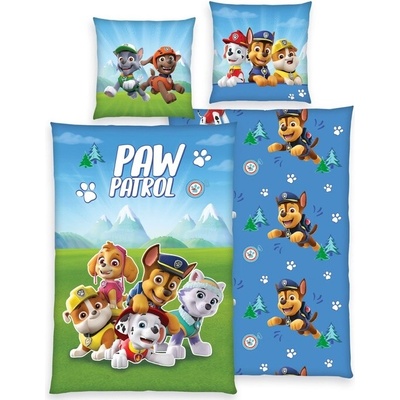 Sconto obliečky PAW PATROL modrá 70x90 140x200