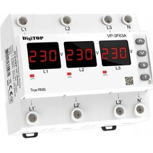 Třífázové napěťové relé DigiTOP VP-3F63A