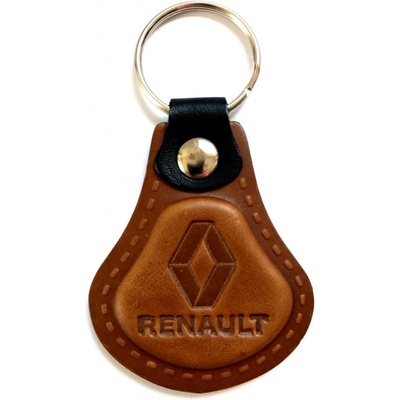 Prívesok na kľúče Auto Two M Kožená Renault hnedá