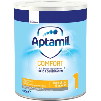 Aptamil Мляко за кърмачета Aptamil - Comfort 1, опаковка 400 g (4NCMIML20CMF10400D)