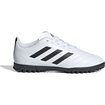 adidas Детски футболни стоножки Adidas Goletto VIII Astro Turf Football Boots Kids - White/Black