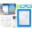 LEAN Toys Magic Illuminated 3D Whiteboard Glasses Blue