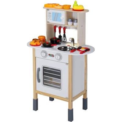 Sconto Detská kuchynka OVEN prírodná/biela