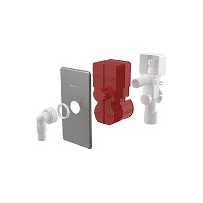 Alcadrain APS3P sifón pračkový plast/nerez podomietkový s privetravacou hlavicou