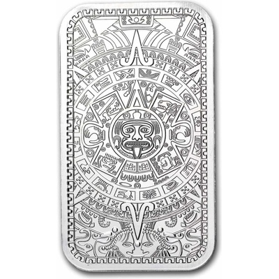 9Fine Mint Stříbrný slitek Aztec 1 oz