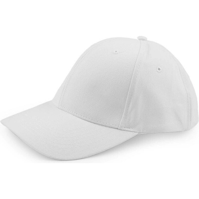 Stoklasa Bavlnená šiltovka unisex vhodná na dozdobenie biela