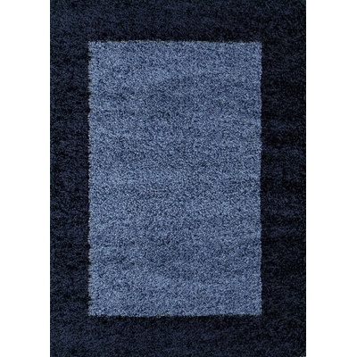 Vopi Life Shaggy 1503 navy Kulatý