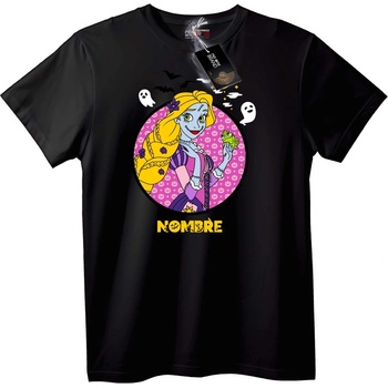 NOONEBRAND Тениска зомби Рапунжел за Хелоуин - 4XL, Black