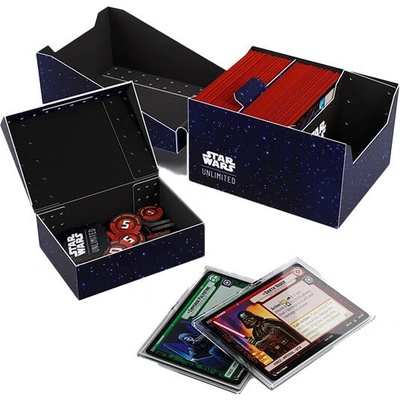 Gamegenic Star Wars: Unlimited Twin Suns Soft Crate Card Back Blue krabička