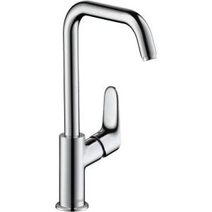Hansgrohe Focus E2 - Смесител за умивалник с въртящ се излив, хром 31519000 (31519000)