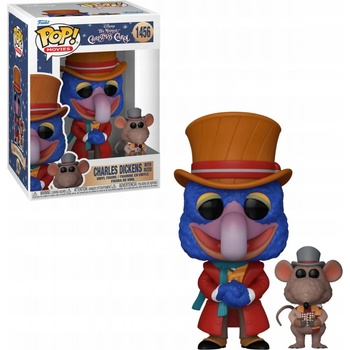 Funko POP! 1456 Movies: The Muppet Christmas Carol - Charles Dickens with Rizzo