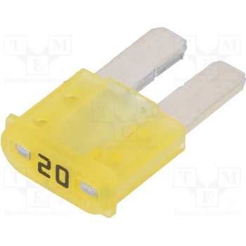 LITTELFUSE 0327020.UXS Pojistka: tavná; 20A; 32VDC; automobilová; 9,1mm; MICRO2; MINI