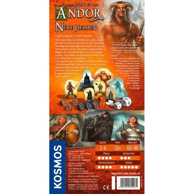 The Legends of Andor - New Heroes 5-6 hráčů