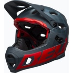 Bell Велосипедна каска Bell FF Super DH MIPS Spherical prime matte blue/crimson