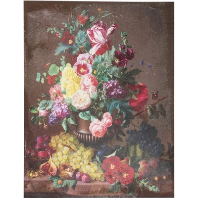 Vintage obraz Květiny – 60x3x80 cm