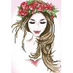 Comandante Diamond embroidery Diamond Dotz Beauty in Wreath 36x49cm DD5032