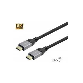 VivoLink PROUSBCMM2 USB cable 2 m USB 3.2 Gen 2 (3.1 Gen 2) USB C Black