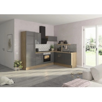 Optifit Linus984 270 cm farba čela antracitová lesk farba korpusu dub divý matný