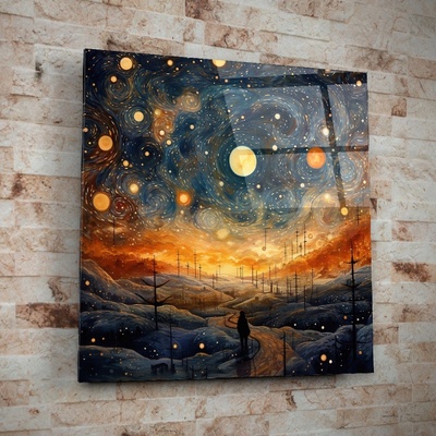 Art gift Стъклено АРТ пано - Зората на мечтите