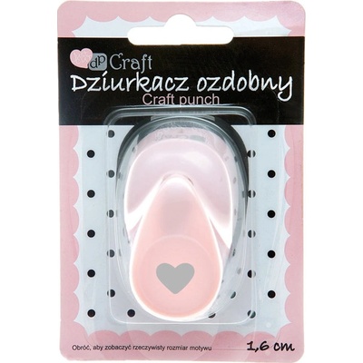 Dekorativní děrovačka DP Craft 1,6 cm - srdce