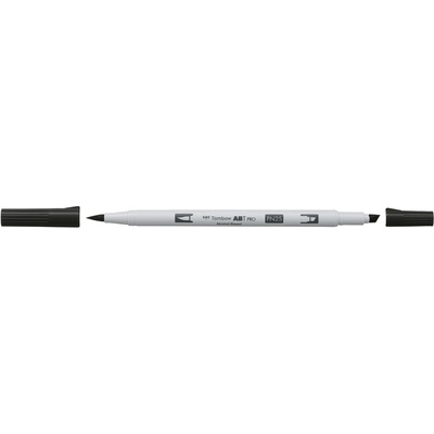 Tombow Томбоу Маркер алкохол ABT PRO Dual Brush N25 лампа черно (ABTP-N25)