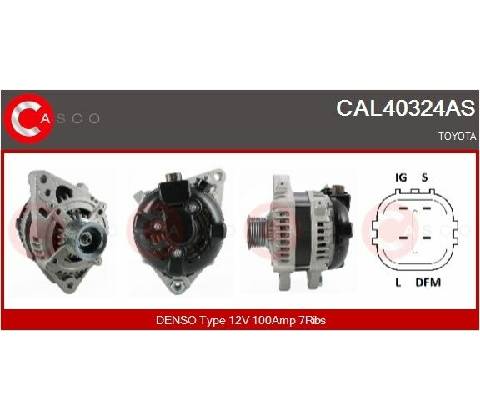Alternátor CASCO CAL40324AS