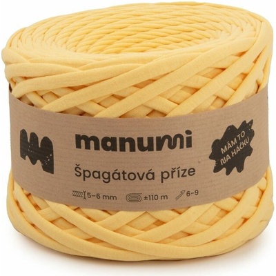 Manumi špagátová priadza žltá - 1 ks