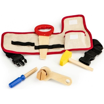 Eco Toys dřevěné nářadí pro děti s opaskem