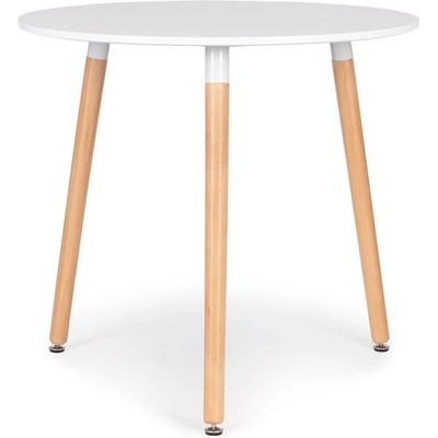 Bestent Kulatý stůl ANELLO TRIPLE WHITE 80 cm – Zboží Mobilmania