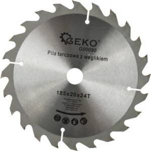 GEKO Saw Blade 185mm 24T 20mm 06241 (G78045)