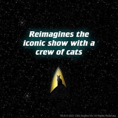 CHRONICLE BOOKS Star Trek Cats 1000 dielov