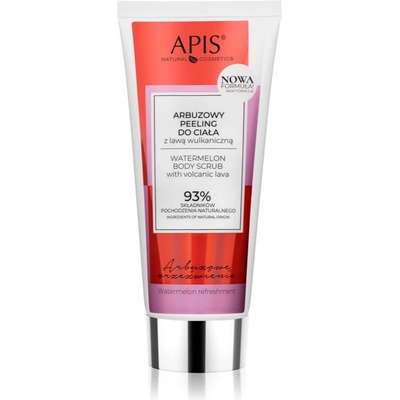 Apis Natural Cosmetics Watermelon Refreshment пилинг за тяло with volcanic lava 200ml