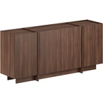 Kalune Design Скрин от декор от орех с отвор за кабели в тъмно естествен цвят 180x80x45 cm Dorma - Kalune Design (632NRD1115)