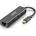 Choetech USB-C Multifunctional 4in1 Hub - USB-C хъб с три USB порта и RJ-45 Gigabit Ethernet порт за мобилни устройства с USB-C (черен)
