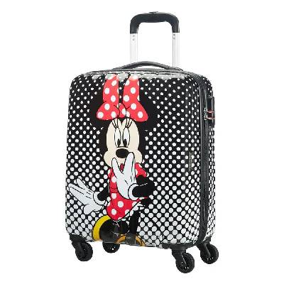 Disney Legends Spinner 55/20 Alfatwist 2.0 36L trolley bag - White / Black (Minnie Mouse Polka Dot)