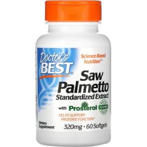 Doctor's Best BEST Saw Palmetto 320 mg [60 Гел капсули]