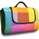 HomeLife Pikniková deka barevné kostky 150 x 180 cm