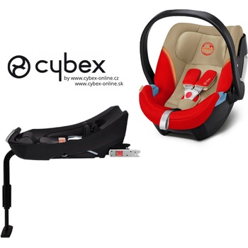 Cybex ATON 5 + základna do auta BASE 2-FIX 2022 Autumn Gold