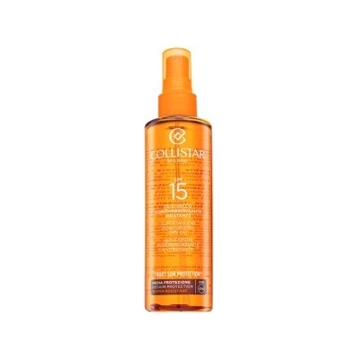 Collistar Supertanning слънцезащитно сухо масло SPF 15 Mosturizing Dry Oil SPF 15 200 ml