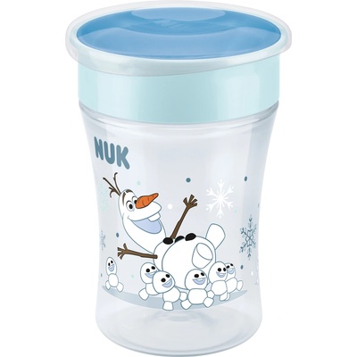 NUK Dětský hrníček Mini Magic 360° s víčkem Frozen Olaf 230 ml
