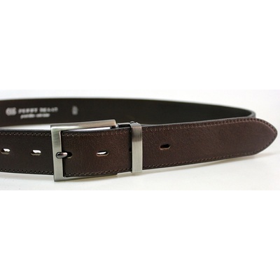 Penny Belts kožený opasek 35-020-1-40 tmavě hnědý
