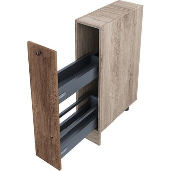 ИРИМ Долен кухненски шкаф Сити АРФ-Дъб натурал-06-58 20 см