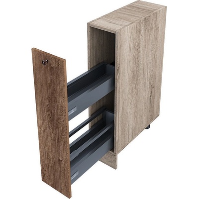 ИРИМ Долен кухненски шкаф Сити АРФ-Дъб натурал-06-58 20 см