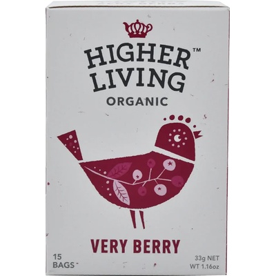 Higher Living Čaj Mix bobulí 15 x 2,2 g