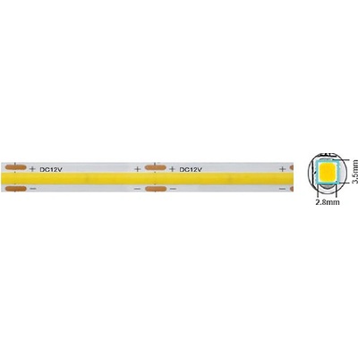 VITO LED ЛЕНТА VITO STRIP PLUS COB 12V 12W/м/м 13200lm 6000K 320LED IP20 5м (5540580)