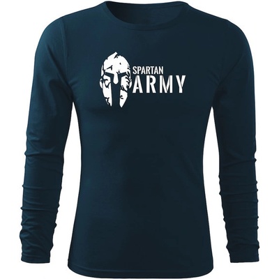 Dragowa Fit-T tričko s dlhým rukávom spartan army tmavomodré