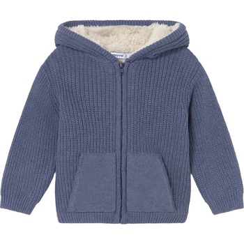 Mayoral Суитшърт ватиран Mayoral - С ушички, син, 12 м (15-02350-075-12M)